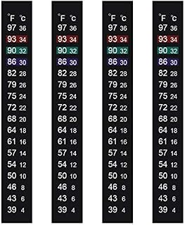 Jansamn Brewing Thermometer Strip Adhesive Strip Thermometer Aquarium Thermometer Sticker Thermometer Sticker