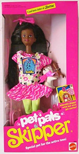 Pet Pals Skipper Doll AA Barbie w Puppy & Accessories (1991)
