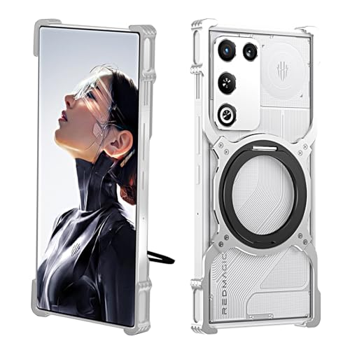 For REDMAGIC 11 Air�P�[�X�y2026�N �����f�� 360�x��]�X�^���h �p�[ �������X ���M�P�[�X �n�C�u���b�h�\�� �ϏՌ� REDMAGIC 11 Air�Ή� [�V���o�[]