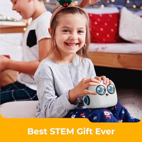 Makeblock mTiny Coding Robot Kit, Early Childhood STEM Educational Smart Robot Toy for Kids Aged 4+, DIY Screen Free Rechargeable Remote Control Robot Gift for Boys and Girls 8 51HPLVH XTL. AC