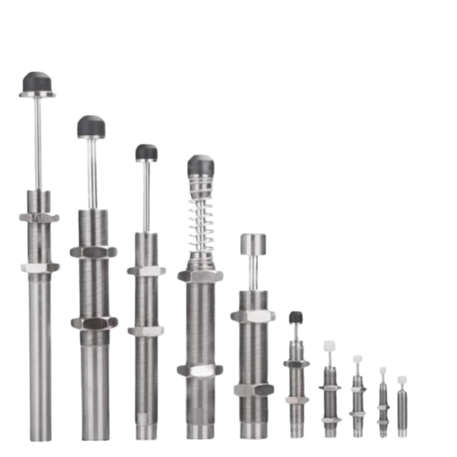 Amortisseur hydraulique MAKC1008 et butée de fin de course filetée M10