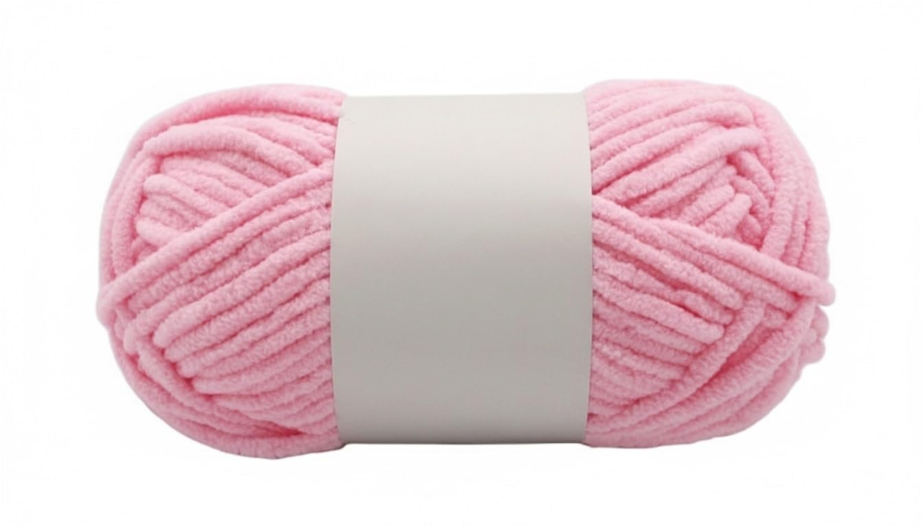 Fil de polyester pour crochet 4mm cordon artisanal épais résistant 55m