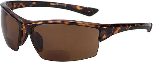Miniatura 6 de Mass Vision 2 pares de lentes de sol de lectura bifocales unisex, lectores de sol deportivos, con certificación ANSI Z87.1