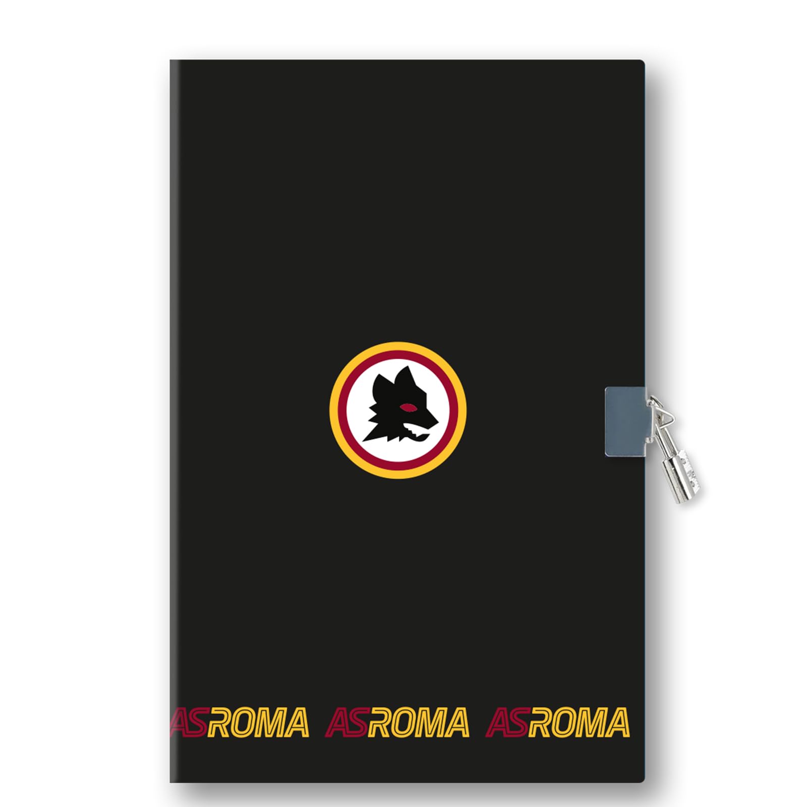Seven AS ROMA Kids Secret Fan Diary - Padlock & Gift Box Included - Child, Boy, Football - Official Merchandise - Gift Idea