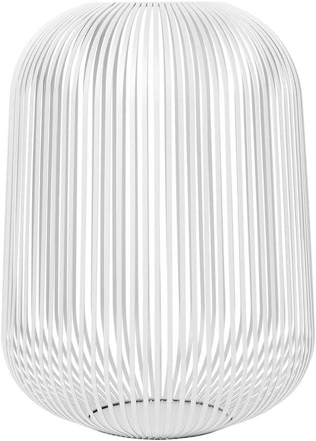 blomus Lantern Lito Mourning Dove Size M 28 L x 28 W x 27 H cm Candle Holder Grey Stainless Steel Lantern Decoration Indoor Lantern Medium