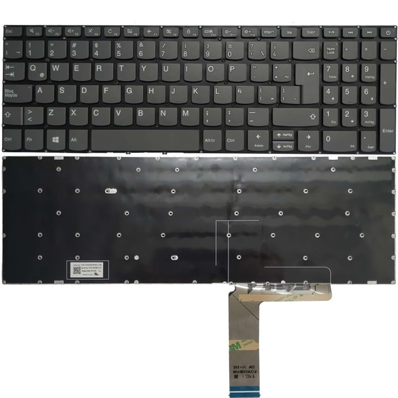 Clavier d'ordinateur portable Lenovo avec pavé numérique intégré pour IdeaPad 130 et V155 sans lumière