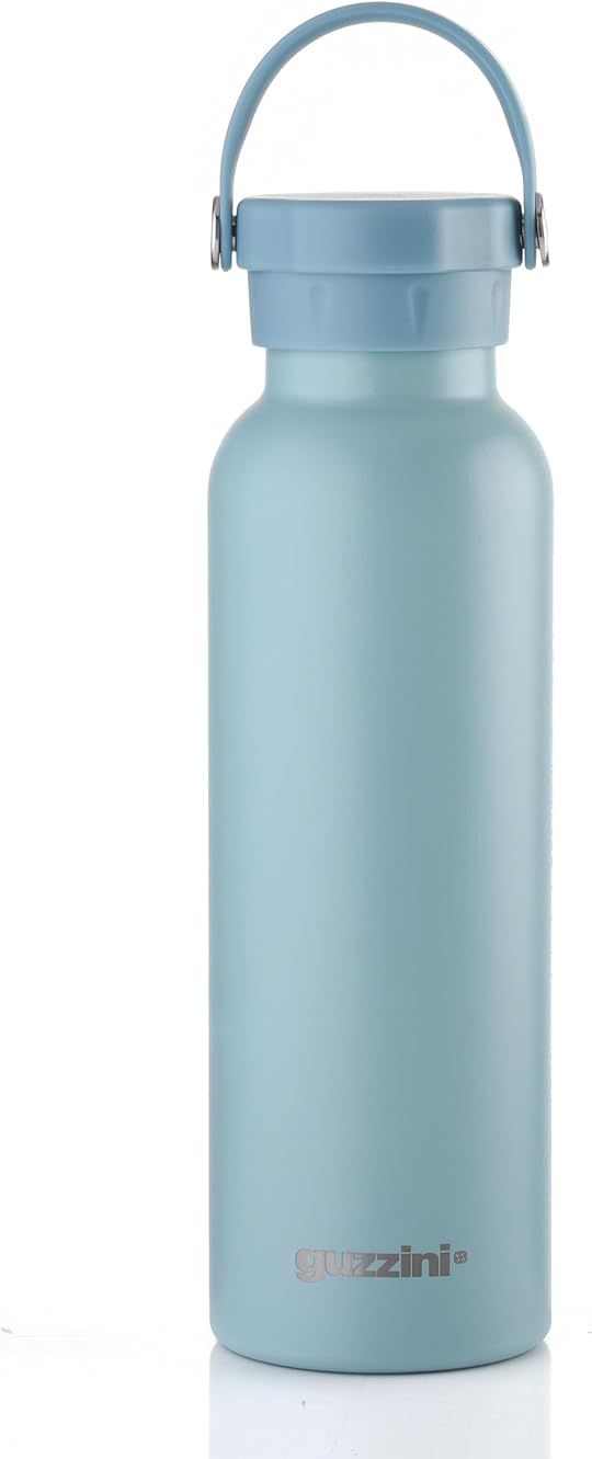 Guzzini Bottiglia in acciaio Termica Mantiene Caldo Fino 8 Ore e Freddo Fino 16 Ore