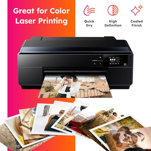 Dull 80lb Cover Digital Low Gloss Cardstock, Double Sided C2S, Coated, Perfect for Color Laser Printing, Design Proposals, Business Cards, Flyers, Brochures | Matte Finish | 8.5" x 11" | 50 Sheets by S Superfine Printing - Image 3