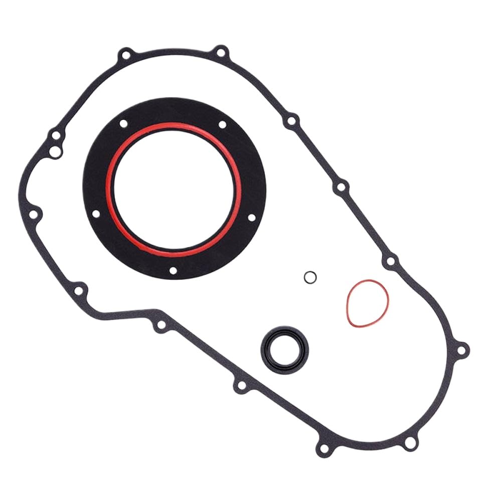 Motorcycle Clutch Primary Cover Gasket Kit Compatible with CVO Electra Ultra Limited FLHTKSE Road FLTRX JGI-25700378-K