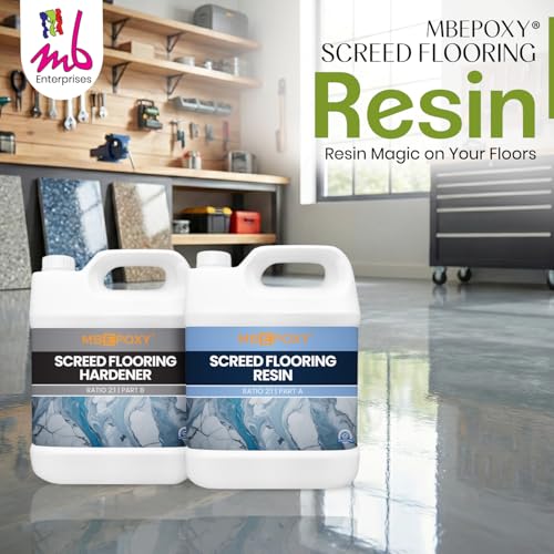 Image of Heavy Duty Epoxy Screed Coat Flooring Protective Resin Kit 3 kg- Self Leveling | Suitable for concrete, cement screed, basement flooring |High Strength, Bubble Free, UV,Heat & Water Resistant