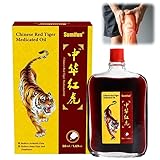 Mineup Medizinisches Öl Des Chinesischen Tigers, 50 ml Salbe Rot, Aktivöl Des Roten Tigers, Für Rücken, Schultern, Knie & Nacken