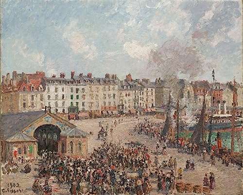 Tableau toile Pissarro pour habiller un grand mur vide de salon