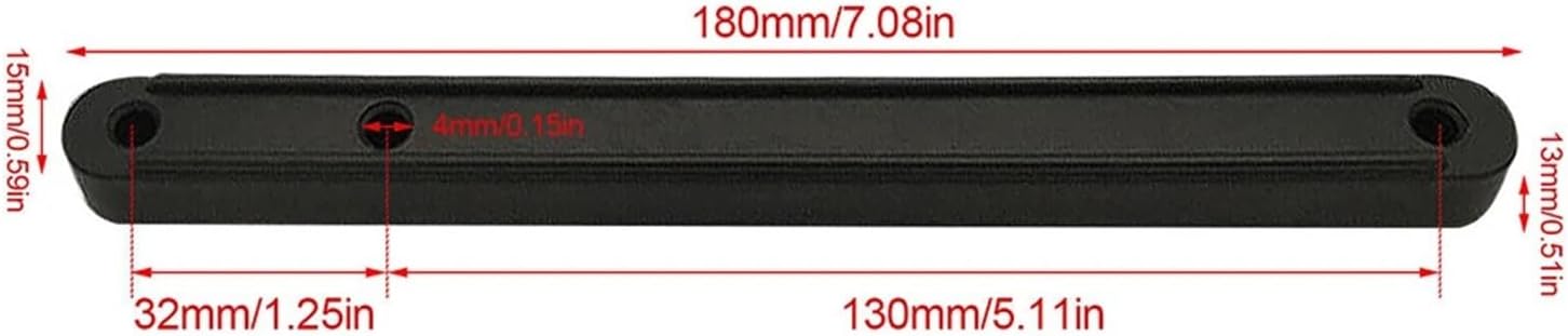 10PCS Plastic Drawer Track Two Bottom Support Wardrobe Guide Rail Slide Channel Keyboard Accessories(Brown 298mm)