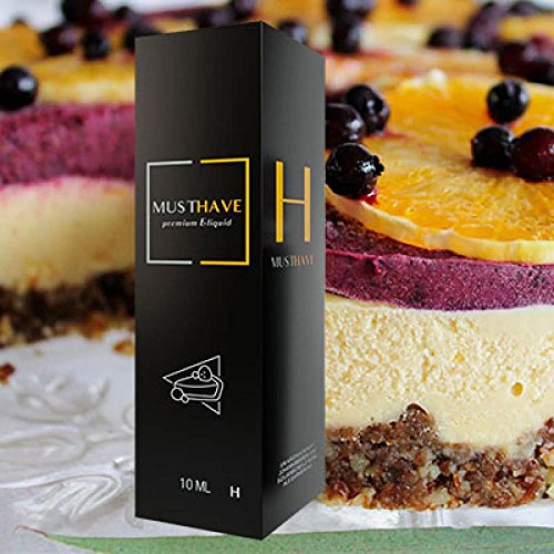 Must Have 10ml - Aroma H Käsekuchen Schwarze Johannisbeere Zitrone Premium Konzenrrat inkl 120ml Mischflasche – Bild 3