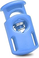 Vista 10 de CooBigo 20 piezas de cierres de cordón de resorte de plástico, cierres de palanca de cuerda de paracaídas para pantalones de sudor con cordón