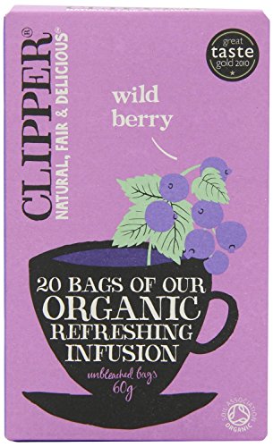 Clipper Tea, Organic Clipper Wild Berry Tea, 20 Count