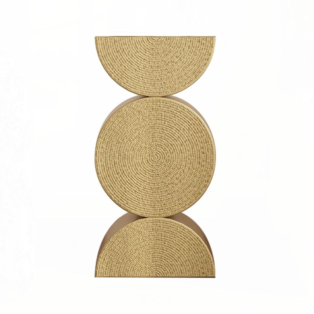 ZTHYSHOZ Coffee Table Modern Minimalist Sofa Side Table Living Room Corner Bedroom Nightstand Coffee(Gold)