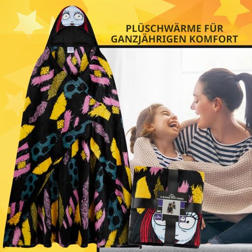 Get Trend NBC Sally Kapuzendecke Kinder Teenager 130x150cm, Flauschige Hoodie Decke zum Anziehen, Weiche Tragbare Kuscheldecke mit Kapuze… – Ansicht 5