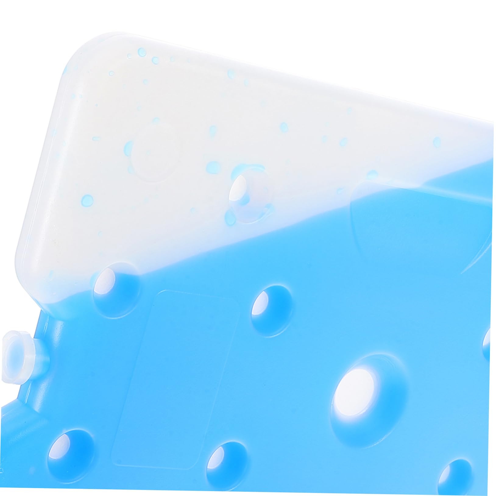 TOYANDONA Bloc de Glace Rigide Réutilisable pour Glacière 1500ml PE Bleu
