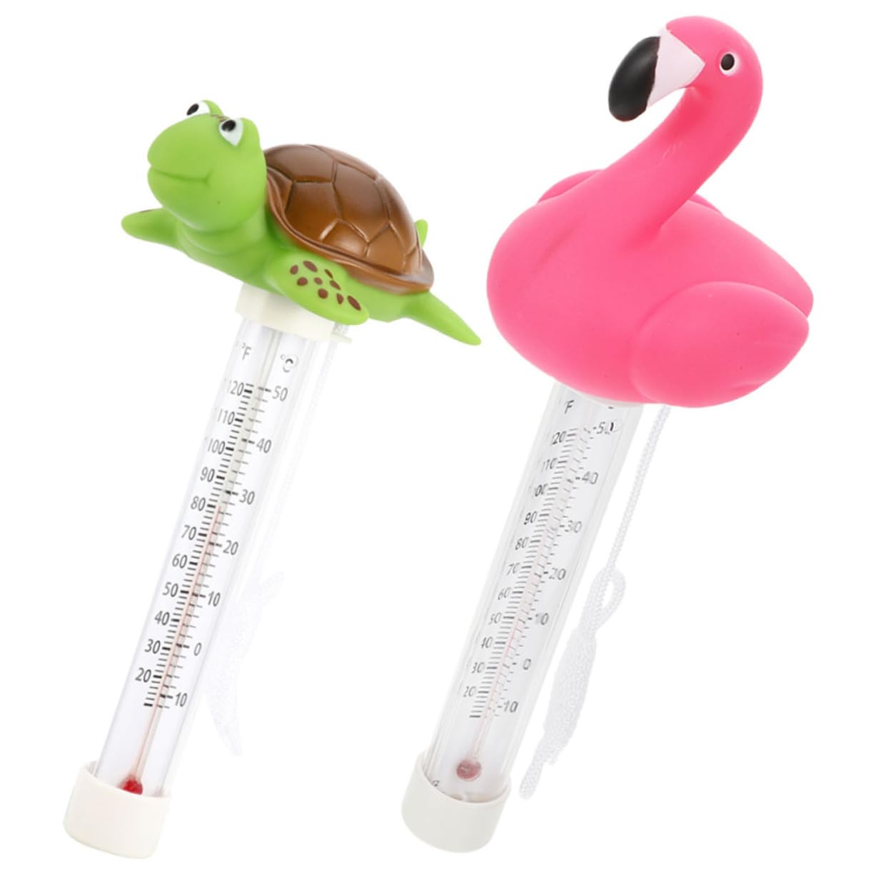 BESTonZON 5 Ensembles Thermomètre Flottant De Outil De Mesure De Température De Eau Pour Spas Lecture Facile Échelle Claire 2 Pièces * 5