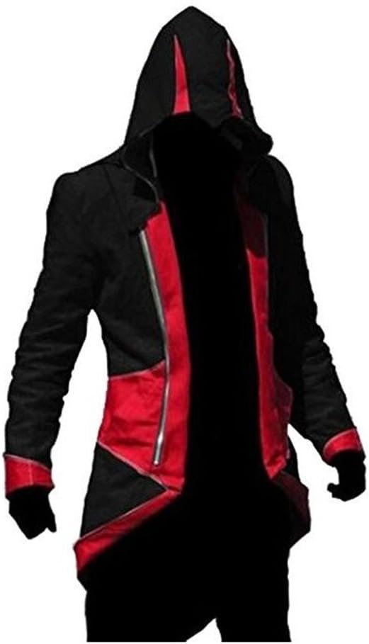 kayiman Halloween Cosplay Costume Cloak Long-Sleeved Jacket Coat Assassin's Creed Game Unisex Jacket
