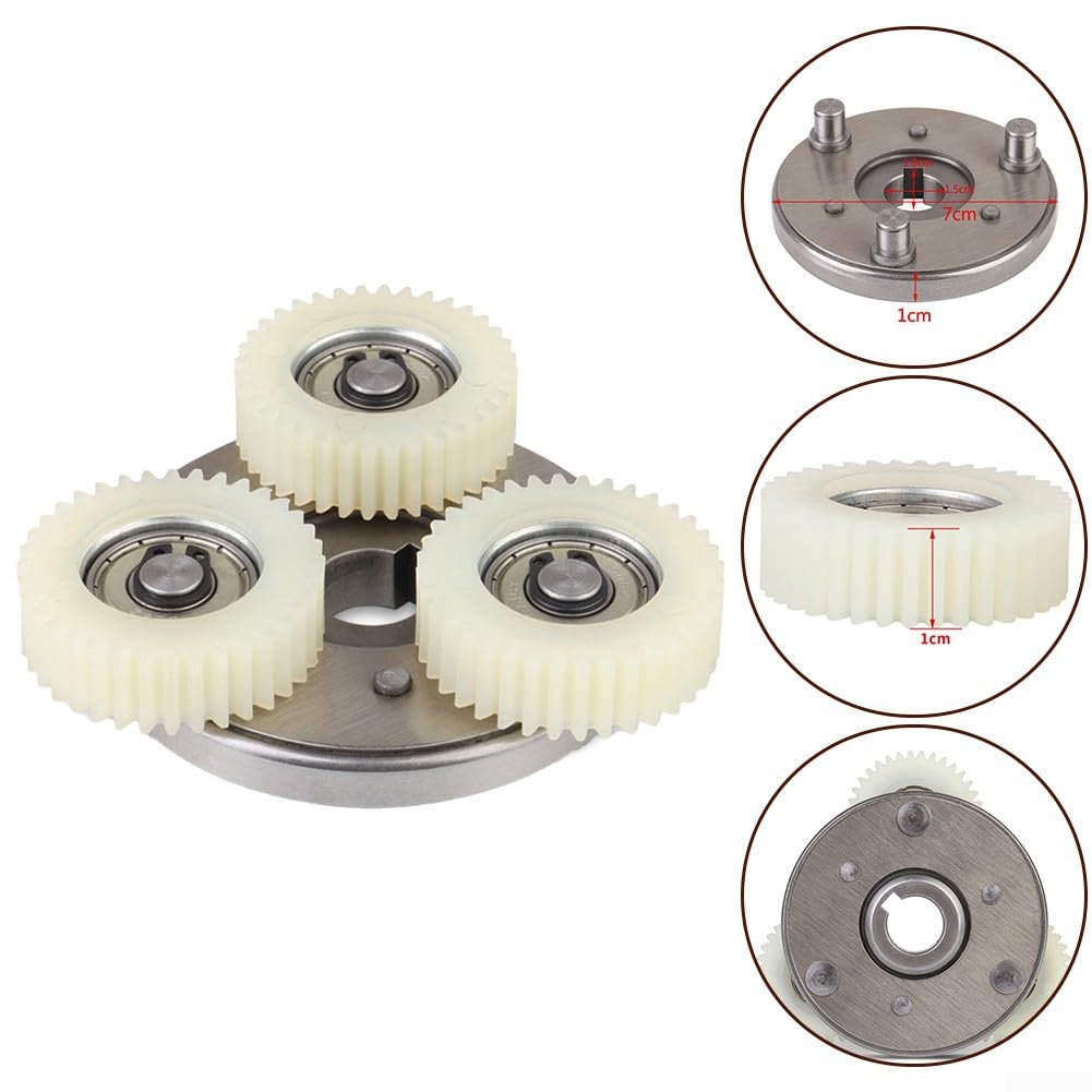 SPORTARC Frizione elettrica in Nylon, Ruota e-Bike Motore planetario 36T Ingranaggi + Frizione per Motore per Bafang Mid-Drive 250W-350W