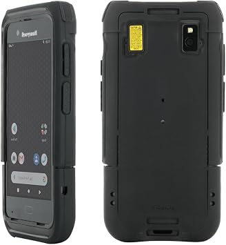 Mobilis Rugged Case for Honeywell CT45 CT45XP ، مقاوم للصدمات من الدرجة العسكرية ، غطاء واقي متوافق مع ملحقات الشحن ، مواد معاد تدويرها ، أسود