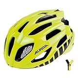 ALPINA Unisex - Erwachsene, FEDAIA Fahrradhelm, be visible gloss, 58-62 cm