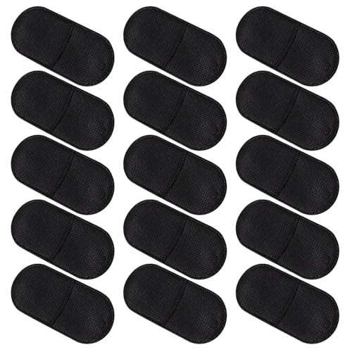 CATIEBYE 24 Pcs Large Black Medical Eye Patches for Adults and Non-Woven Fabric Glasses Eyepatch for Amblyopia Treatment Left or Right Eye Coverage for Boys and
