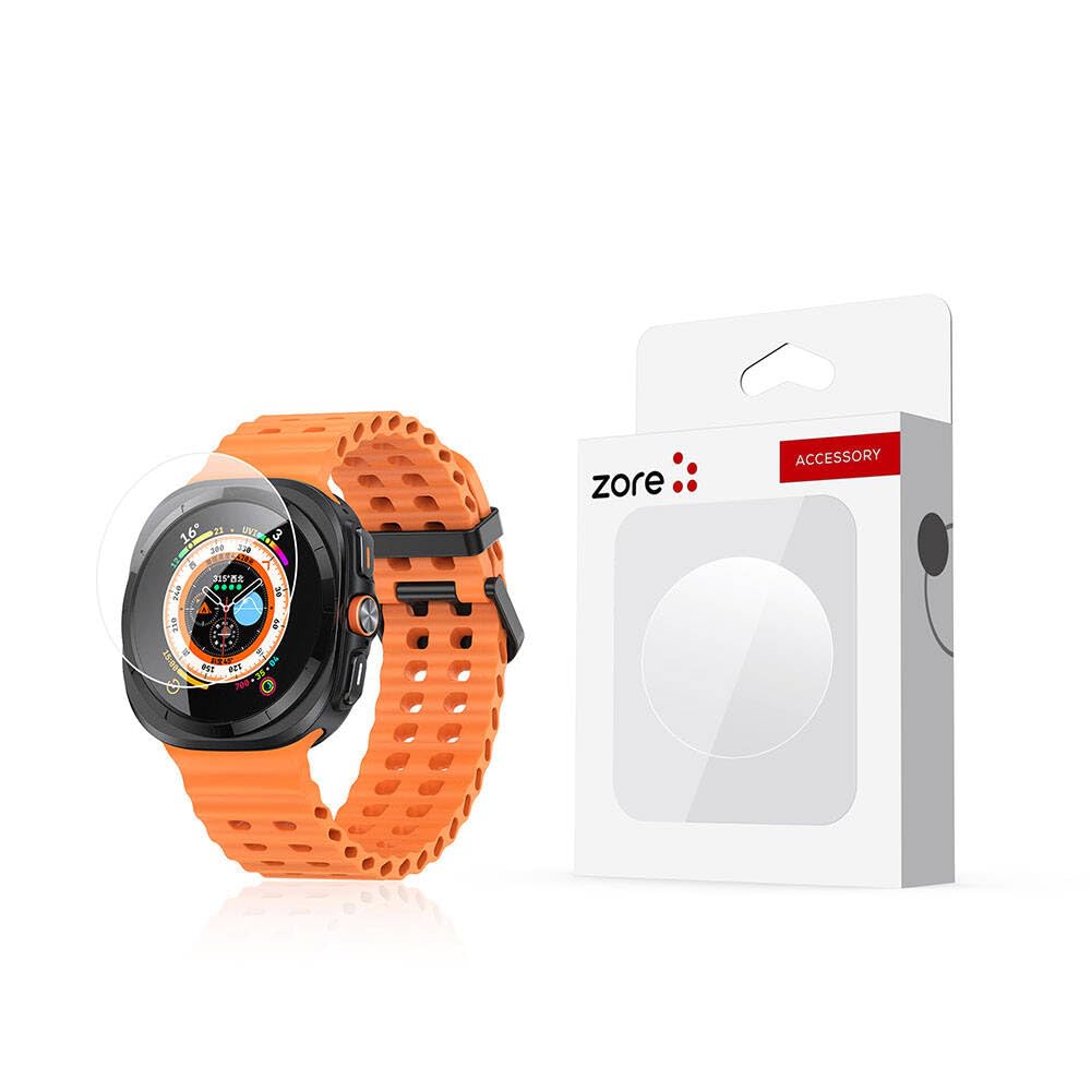Zore Galaxy ile uyumlu Watch Ultra 47mm PMMA Pet Saat Ekran Koruyucu Şeffaf