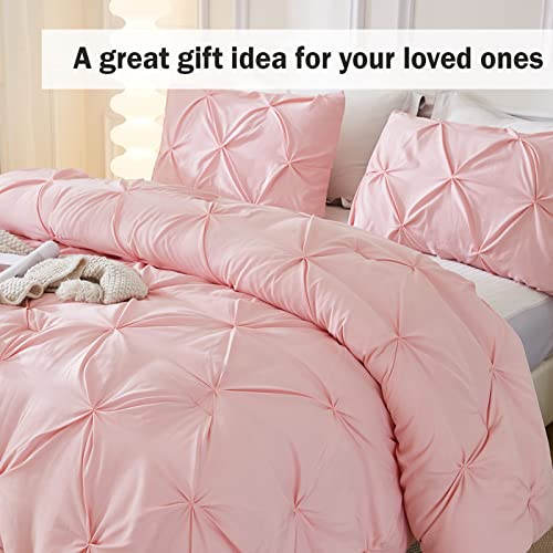 Andency Pink Twin Size Comforter Set thumb #6