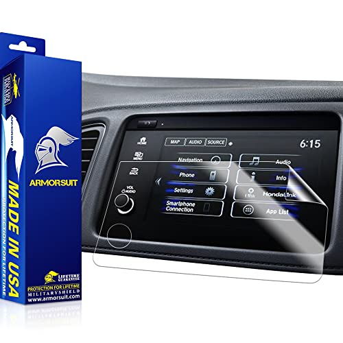 ArmorSuit (2 Pack) Screen Protector Designed for Honda HR-V EX EXL Navigator (2019-2020) MilitaryShield HD Clear Film - Made in USA