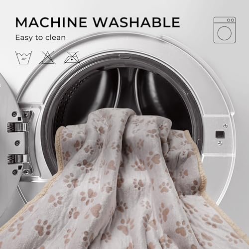 Couverture imperméable moelleuse Luciphia grand plaid réversible bien-être