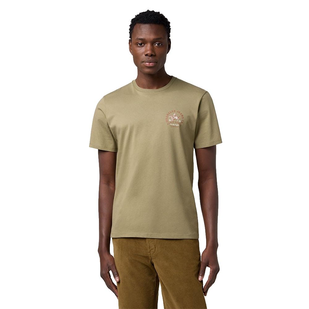 Wrangler Small Graphic tee, Aloe, M