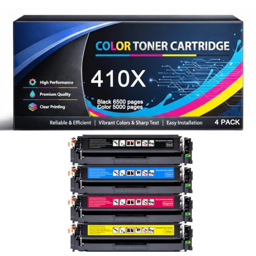 Toner CF410X compatible HP pour imprimer vos dossiers de télétravail sur LaserJet M477fnw