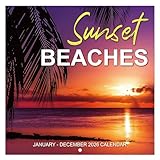 2026 Wall Calendar BEACHES, 12 Months Hangable Wall Calendars, from Jan 2026 - Dec 2026, 12' x 24' (Open), Wall Calendar with Thick Paper