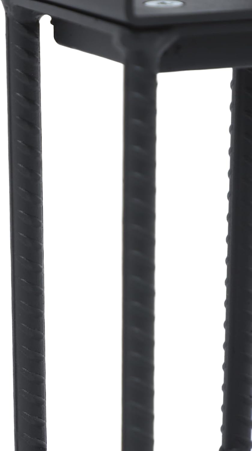 2 Pack U-Shape Metal Post Base Holders,Heavy Duty Metal Post Anchors,U-Shaped Post Base Brackets for Concrete,Mailbox Deck Fence Posts Base Holder (15.75 in)