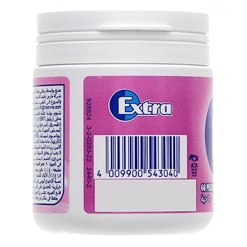 Extra Wrigley's Sugar Free Bubble Mint Gums, 84 g