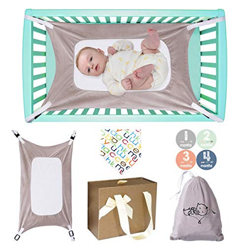 Baby Hammock for Crib, Mimics Womb, DoubleLayer Breathable Supportive