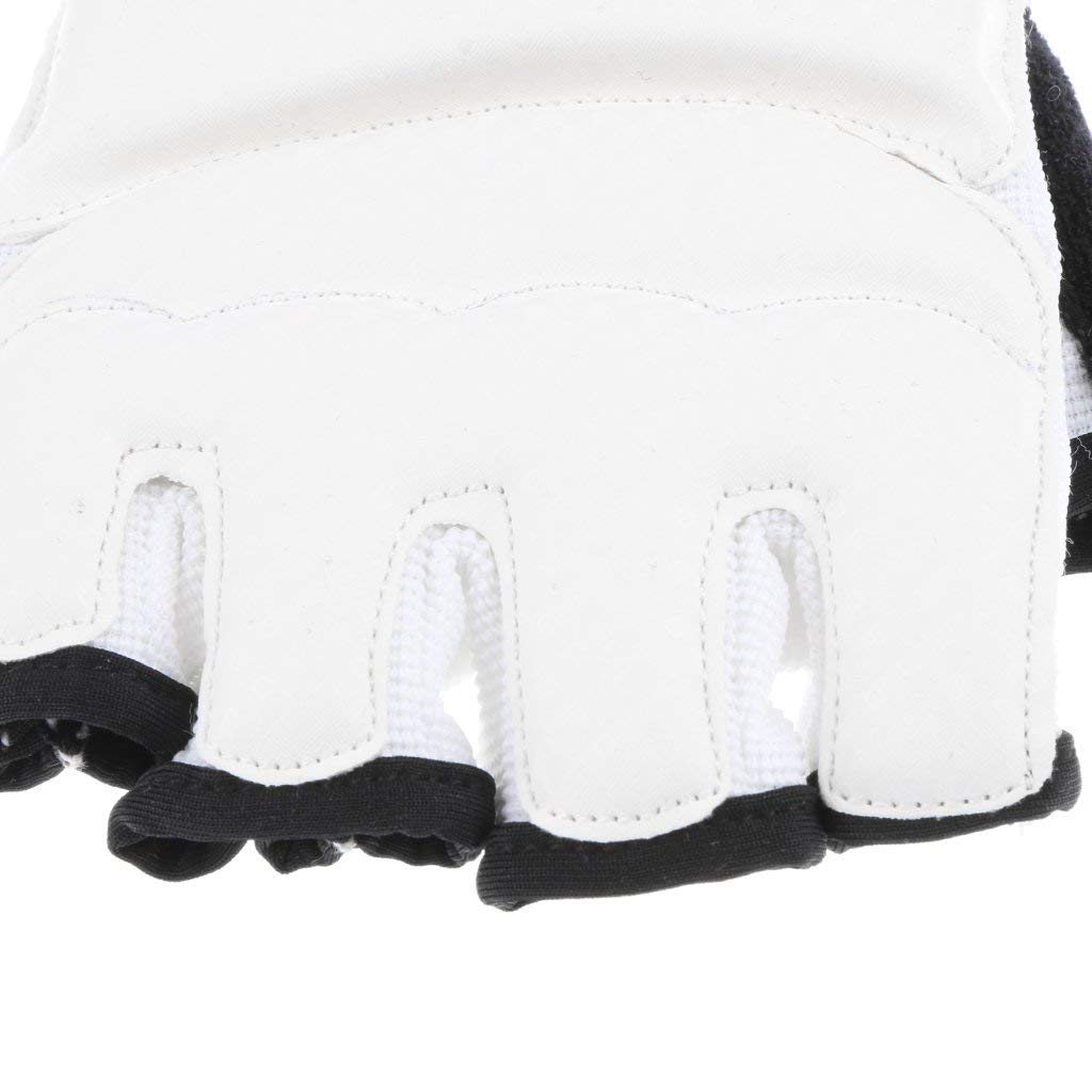 1 paire de demi-gants de protection pour les mains + 1 paire de protège-pieds pour le taekwondo, les arts martiaux, la protection des vêtements