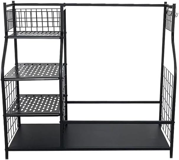 Golf Bag Storage Garage Organizer, Golf Bag Storage Stand and Other Golfing Rack Extra Storage Rack for Golf Clubs, for Garage, Basement (Size : 95.5x40.6x93.6cm)