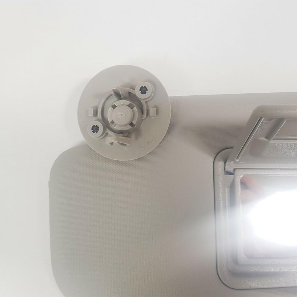 Aletta Parasole Lato Conducente per Sonic Aveo Spark 2012-2019 Sostituzione Aletta Parasole Interna (with Mirror Without Light) Left,Right (Gray),1pcs Left-A