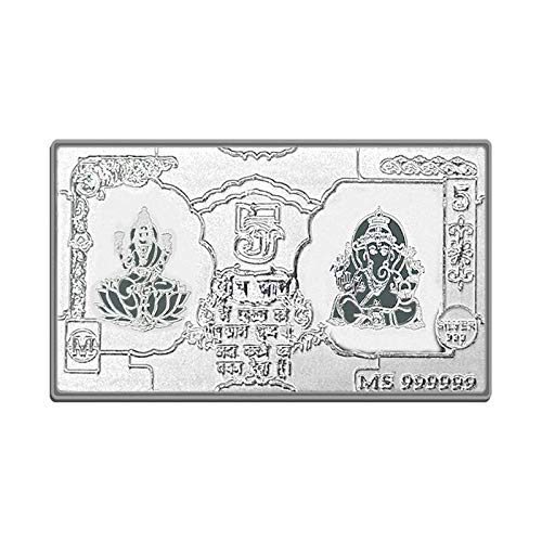 See full amazon price history chart for MAA SILVER 999 Purity Silver Laxmi Ganesh ji Currency Bar (5 Grams) MAA SILVER 999 Purity Silver Laxmi Ganesh ji Currency Bar (5 Grams) (B07ZJJZDBQ) Amazon Price History, Amazon Price Tracker