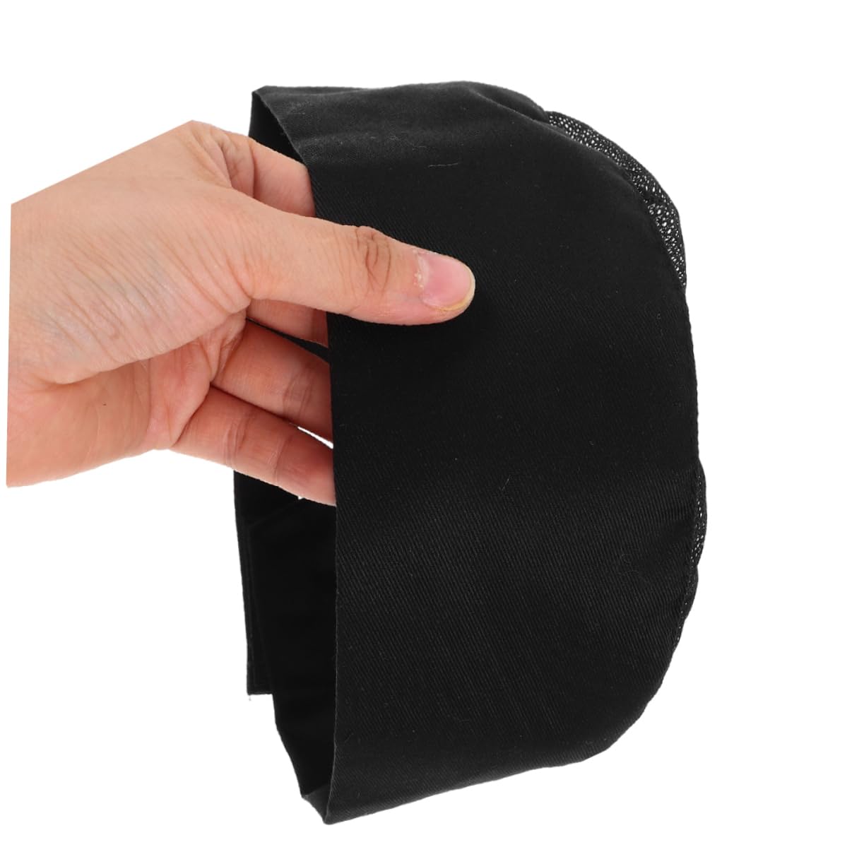 ORFOFE 3 Gorros de Chef Negros de Malla, Diseño Profesional para Cocina y Servicio de Alimentos, Transpirables y Fácil de Limpiar