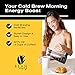 Bean Envy Cold Brew Coffee Maker - 32 oz Glass Coffee Cold Brew Maker and Pitcher w/Silicone Cap & Base