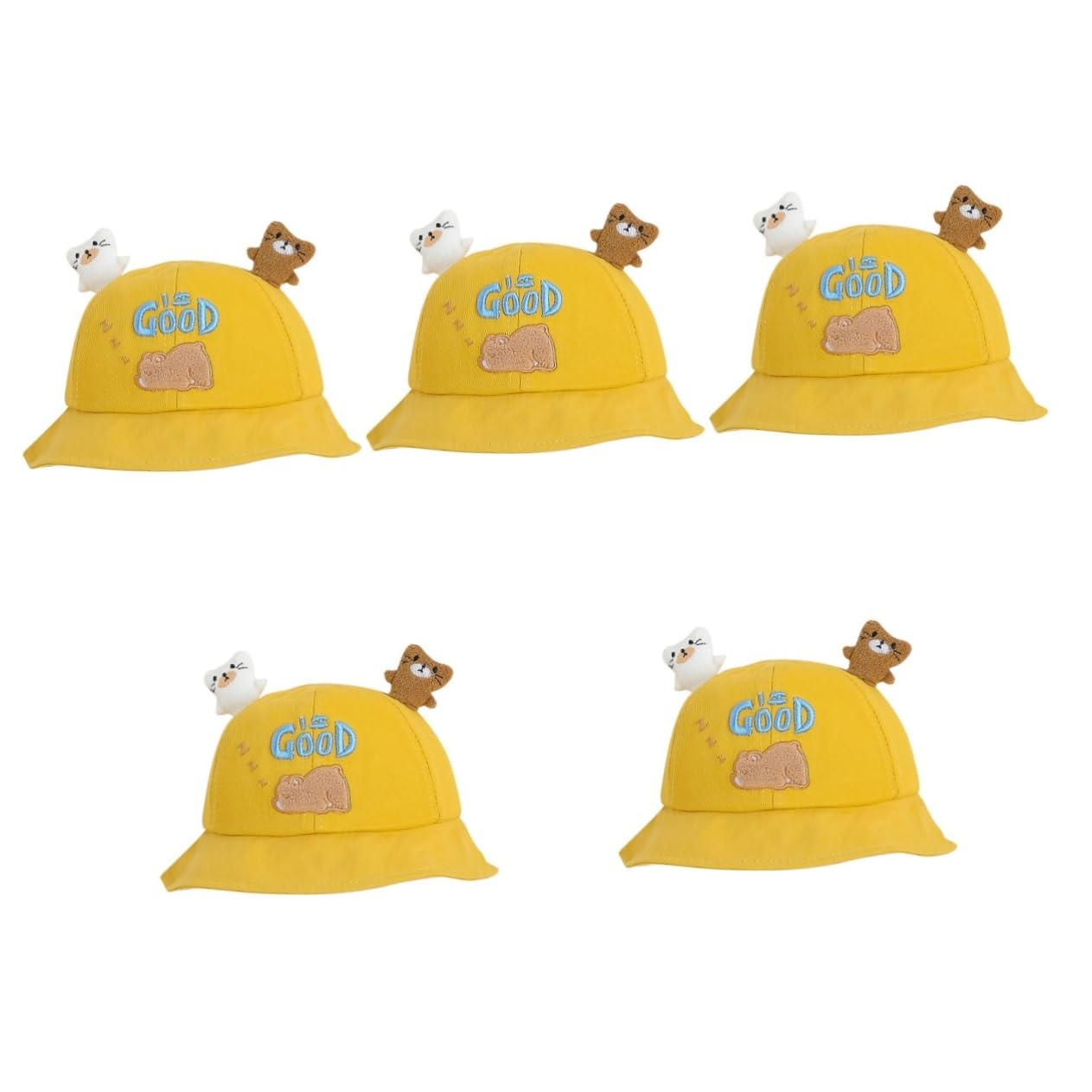 BESPORTBLE Sombrero de Sol de Dibujos Animados con Ancha Gorro Niñas Protección UV Actividades Aire y Camping