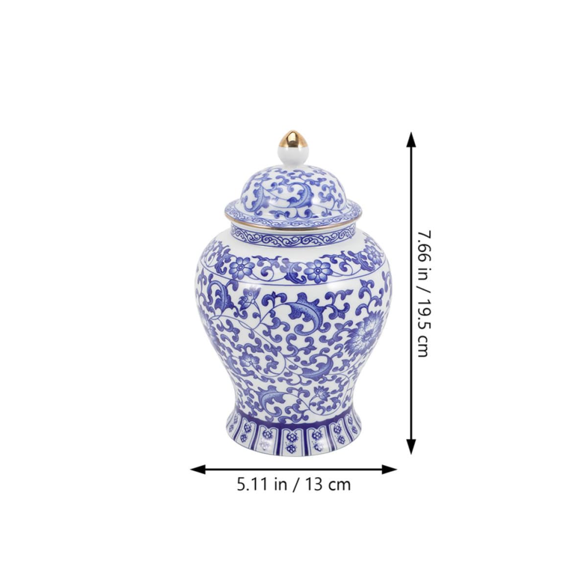 Barattolo in Ceramica Stile Retrò Semplice Multifunzionale e Versatile da 1300ml per Tè Chiusura Ermetica per Conservare Snack Secchi e Decorare la Casa