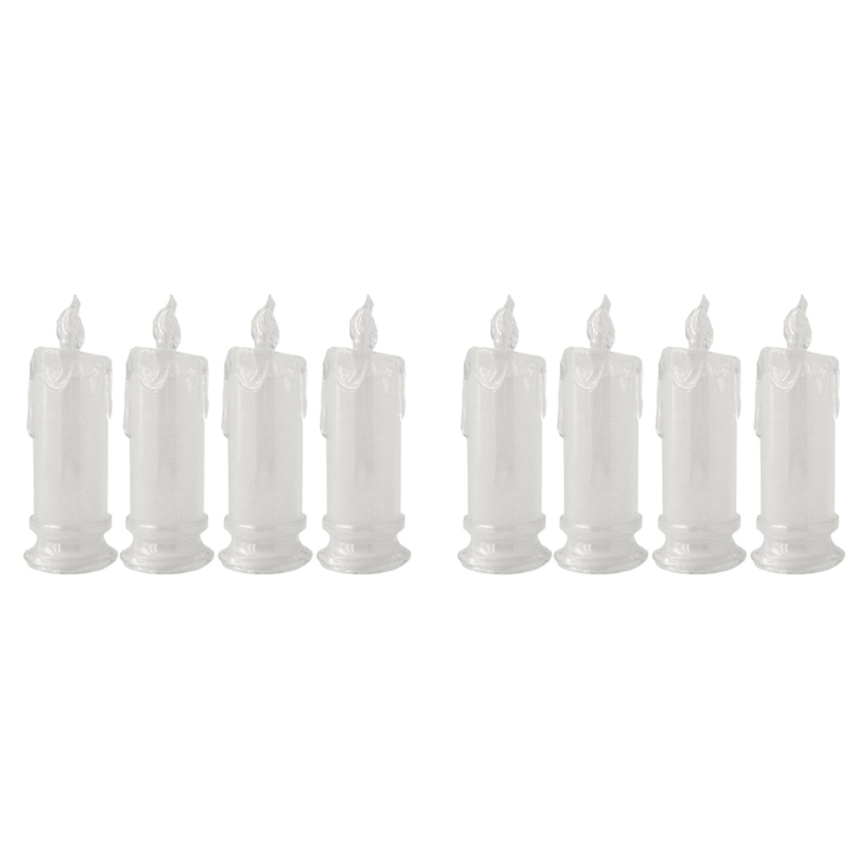 Hndhbfgrt 8PCS LED Flameless Candles,LED Clearance Pillar Candles, Battery Included,Decoracion for Halloween Christmas