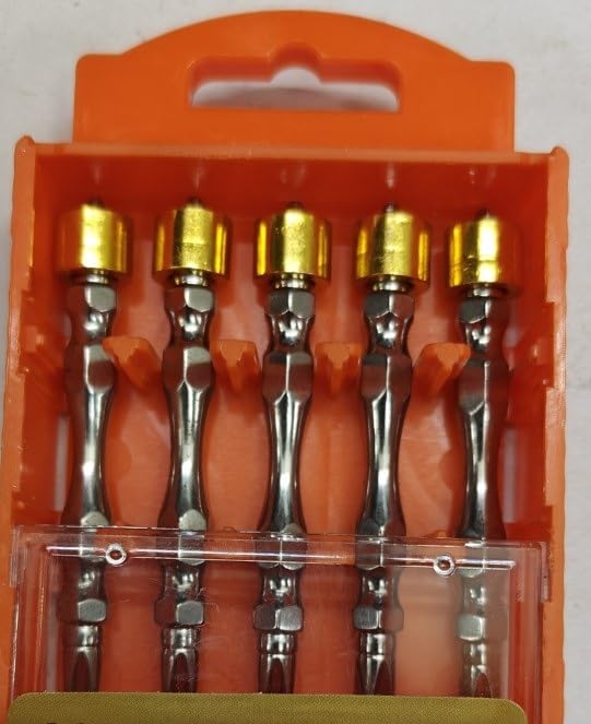 H9 Sand Blast Finish 1/4-inch Hex Shank Double End Magnetic Magnet Magnetizer Removable Ring Holder Screwdriver Bit S2 Tiawan Star Bits (Ph2 -Ph2 X 65 mm with Magnetic Ring) - Pack of 5 Pieces (B07MKLJ69R) Amazon Price History, Amazon Price Tracker