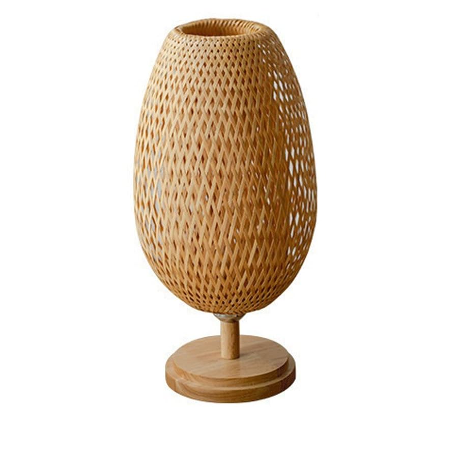 Lampa Stołowa Lampa biurkowa z bambusa, sypialnia, herbaciarnia, gabinet hotelowy, stolik nocny, nowy styl chiński Romantyczna lampka na biurko